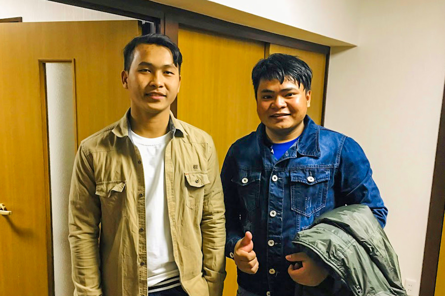 ＜建設会社（東京都）＞型枠施工にて2018年2名2022年2名実習生受入